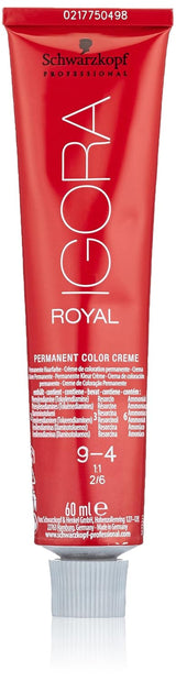 Schwarzkopf IGORA Royal Premium Hair Colour 9-4 extra lichtblond beige, 1 pakje (1 x 60 g) Haarverf Naty Shop Standaard titel
