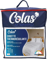 COLAS NORMAND Thermoregulerend dekbed, Cool In, Gematigd, 140 X 200 Cm, Sweat, Optimale ventilatie, 100% percal, Fresh Feel, Frans, 53130255, Wit Naty Shop Quilts en dekbedden Wit 140X200 Cm