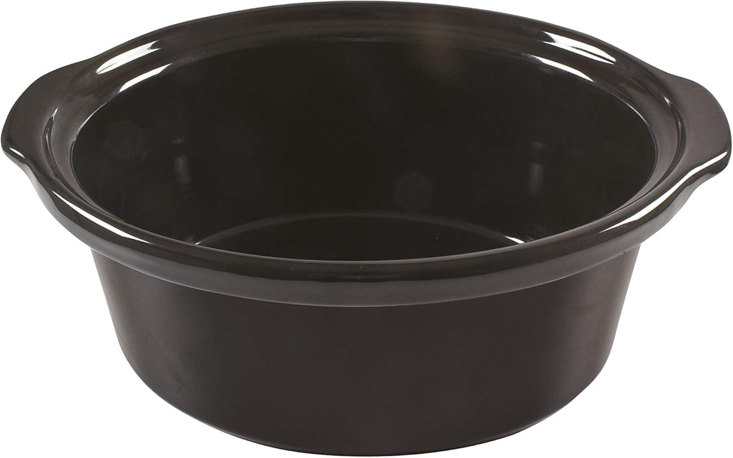 Beper BC.510 Slowcooker, 280 W, 4,5 liter, keramisch glas, zwart en staal Slowcooker Naty Shop