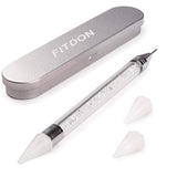 3200 nagelstenen set FITDON veelvormige glazen AB-stenen en heldere diamantglitter AB-stenen voor nagelkunstdecoratie doe-het-zelf-sets sieraden sleutelhangers nagelaccessoires