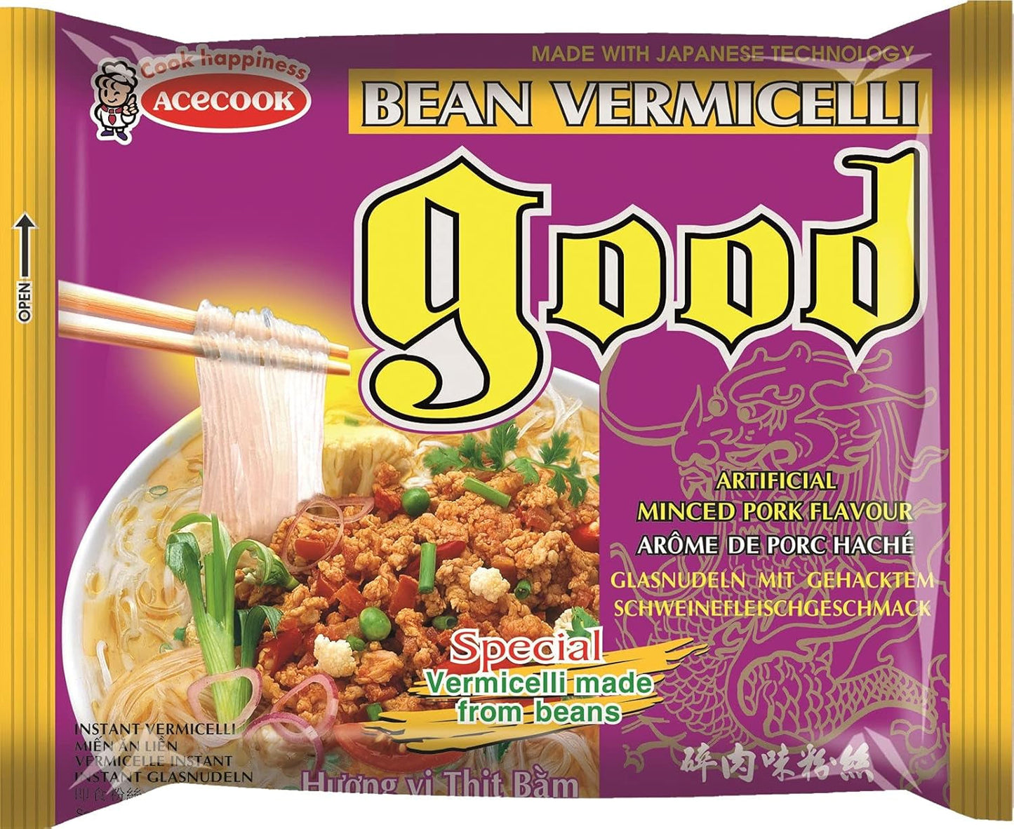 - GD Glazen Instantnoedels met Varkensvlees - (1 x 57 g)