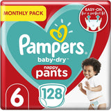 Pampers (oude versie), slipje, maat 4, 9 kg-15 kg, pakket van drie (1 x 88 luiers)