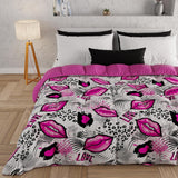 PETTI Artigiani Italiani - Winterquilt, Winterquilt, Eenvoudige quilt, Dubbelzijdig, Monocolor en digitaal printen, 100% hypoallergene microvezel, Made in Italy
