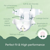 Moomin Baby Eco-luiers, maat 3, 5-8 kg, 48 stuks, premium zachte luiers | Zacht en huidvriendelijk, ademend, absorberend, geen onnodige chemicaliën |