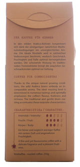 Kaffa Wild-Kaffee milde ganze Bohne 2er-Pack (2x 250g) bio vegan eerlijke Arabica MildBohx2