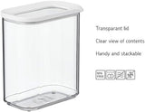 Mepal - Modula XXL Koelkast Opbergdoos - Voedselcontainer met Deksel - Keukenorganizer en Kunststof Opbergdoos - Stapelbare en Afsluitbare Koelkastorganizer - 4800ml - Witte Voedselbewaardozen Naty Shop