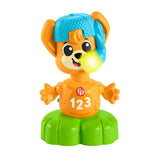 Fisher Price Dierenband Rino de Vos Leer tegenstellingen, Interactieve Vos om door beweging te leren, Kleurrijke lichten, liedjes en geluiden, Babyspeelgoed, 9+ maanden, HYL02 Babyspeelgoed Naty Shop Standaardtitel