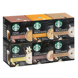 STARBUCKS Probierset, White Cup Variety Pack van Nescafé Dolce Gusto Kaffeekapseln & Vanilla Macchiato van Nescafé Dolce Gusto Kaffeekapseln 6 x 12 (72 Kapseln, 36 Portionen)