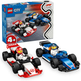 LEGO City F1 Williams Racing en Haas F1 racewagens - Formule 1 speelgoed met bouwbare auto's en 2 minifiguren van coureurs - Kleine cadeau-ideeën voor jongens en meisjes vanaf 4 jaar 60464 Bouwsets Beuche in LEGO-Store Standaard titel