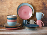 CreaTable, 22506, COSY DAY-serie, 16-delige serviesset voor 4 personen, porseleinen combinatieservies, vaatwasmachine- en magnetronbestendig, kwaliteitsproductie