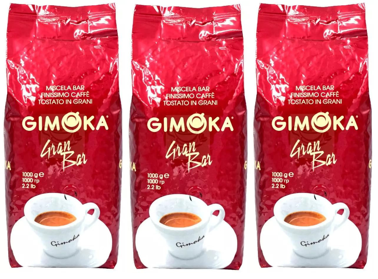 Hele bonen koffie Gimoka Gran Reep 4x 1000g - Typisch Italiaans!