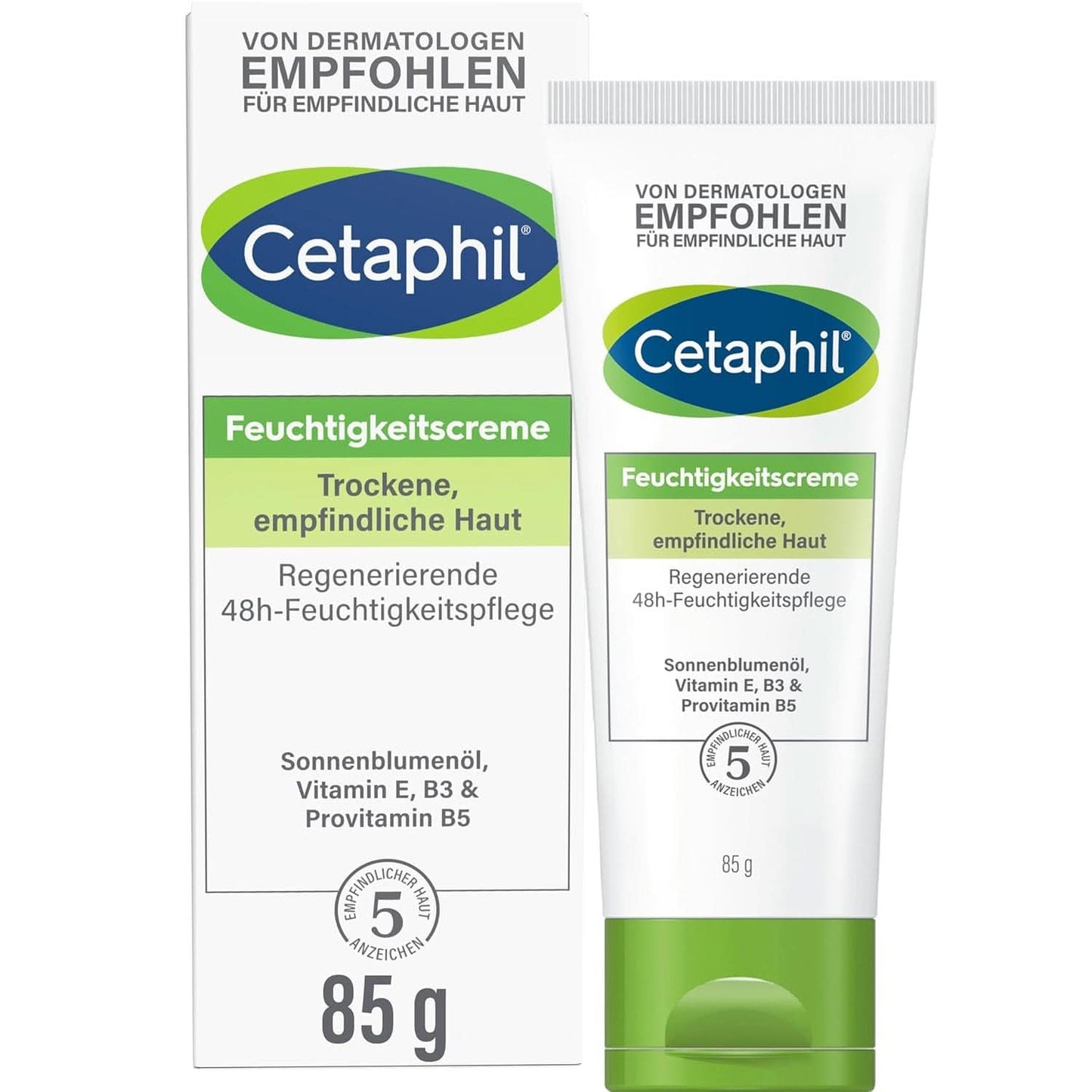 Cetaphil Moisturizer voor droge, gevoelige huid 85 ml Douche en bad Naty Shop 85 gram Geurloos