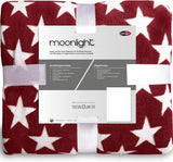 Celinatex donzige deken 150 X 200 Cm Bordeaux deken bank zachte deken sterren Microvezel Fleece Oeko-Tex Moonlight Bedden en dekbedden Besuche den CelinaTex-Store