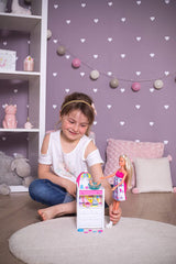 Simba 105733333 - Steffi Love Welcome Tweeling, Zwangere pop, Met tweeling, Met commode en badkuip, Accessoire, Aankleedpop, 29Cm, Voor kinderen vanaf 3 jaar Poppen Naty Shop