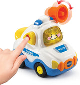 Vtech TUT TUT Baby Flitzer - Politie - Voor 1-5 jaar & TUT TUT Baby Flitzer - Brandweerwagen - Speelgoedauto met muziek, lichtknop, zinnen en interessante geluiden - Voor 1-5 jaar Babyspeelgoed Naty Shop