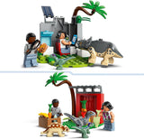 LEGO Jurassic World Rescue Center voor Baby Dinosaurs, set met kleine dinosaurusfiguren waaronder Triceratops, Ankylosaurus en Velociraptor, bouwcadeau voor jongens en meisjes vanaf 4 jaar 76963 Bouwsets Besuche den LEGO-Store
