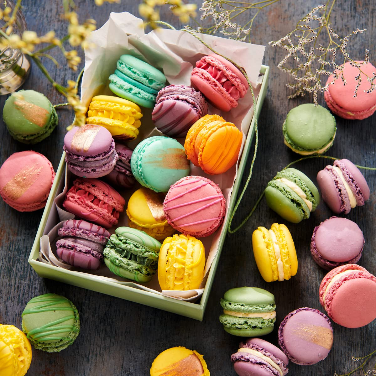Funcakes Mix voor Macarons, glutenvrij: Einfach Zu Berübenen, Perfekt Hausgemachte Macarons, Köstlicher Mandelgeschmack, Halal-Zertifiziert, 300G Mix voor bakken en koken Naty Shop