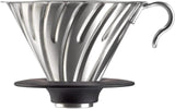 Metalen koffiedruppelaar V60