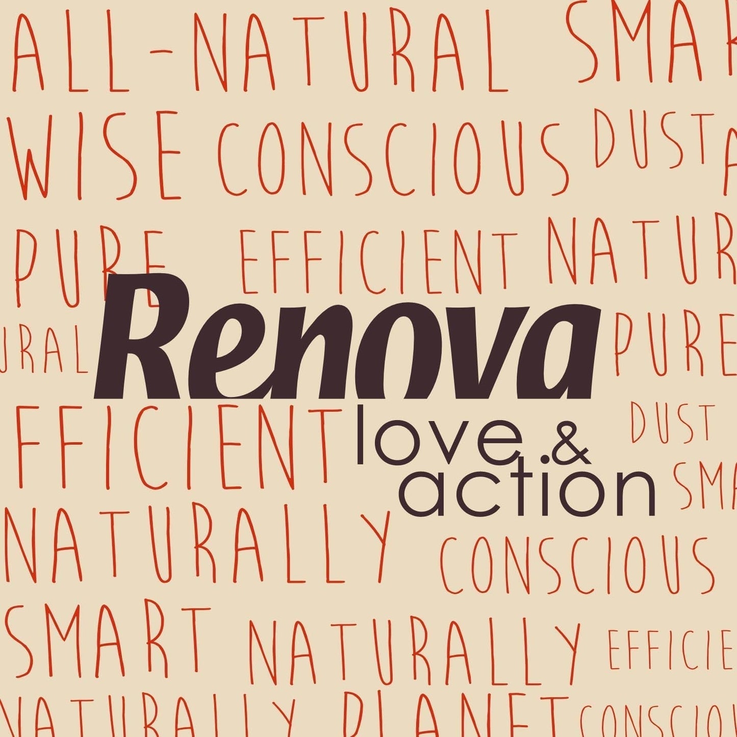 Toiletpapier Renova Eco Love & Action, 4 stuks