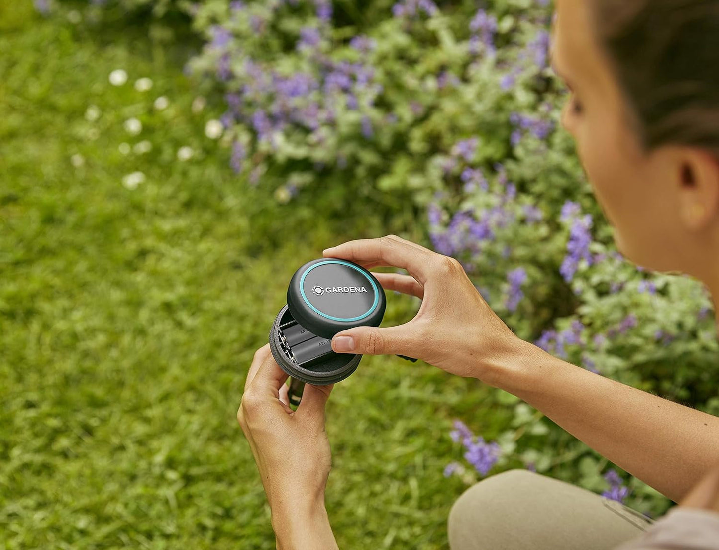 Gardena verlengkabel (10 m) voor regensensor en bodemvochtsensor, aansluitkabel met Easy Click systeem, verlengbaar tot 105 m, voor boven- en ondergronds gebruik (01868-20)