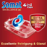 Somat Excellence plus 4In1 Caps (50 Caps), Naty Shop vaatwastabletten