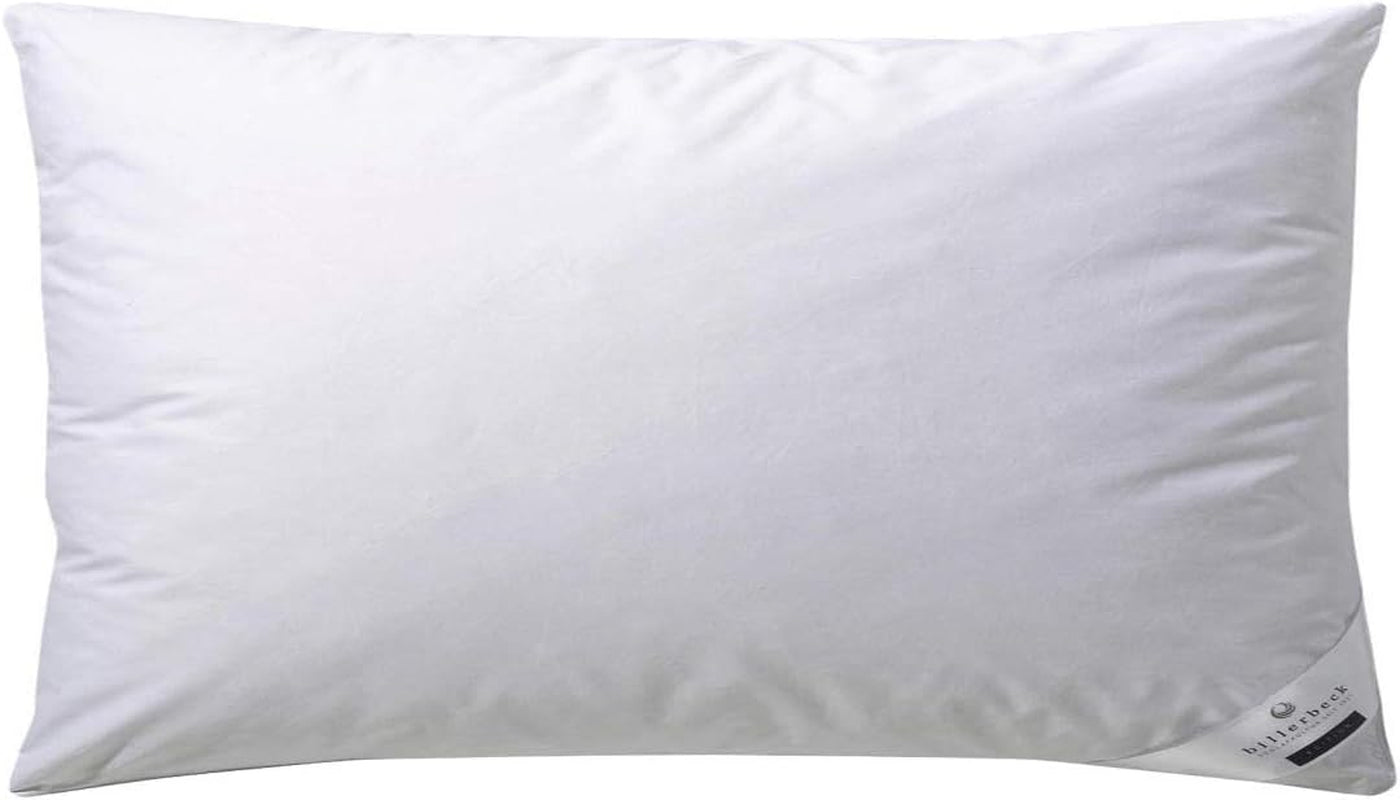 Billerbeck donzen kussen Martina - Kussen in 80 X 80 Cm - Kussen met stevige ondersteuning - Ganzendons 15% en veren 85% Naty Shop standaard kussens 40 X 80 Cm