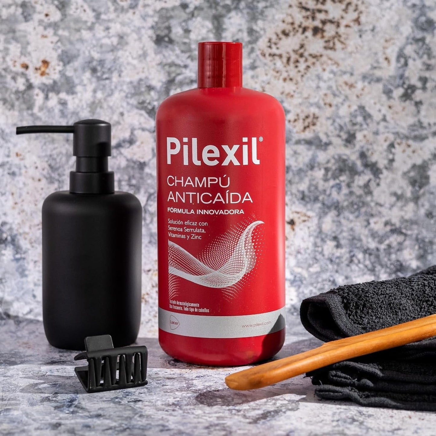 Lacer shampoo tegen haaruitval 900 ml Lacer haarverzorging