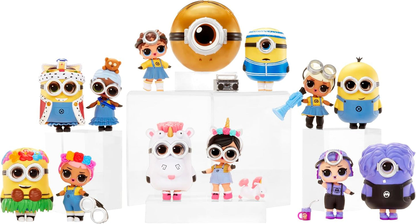LOL Verrassing! Loves Minions Tots - Inclusief 1 pop met outfit en accessoires, op Minions geïnspireerde bal, verborgen verpakking, 6 verzamelpoppen