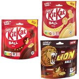 Pak Nestlé-balletjes met melk, wit, Caramel Lion (3 x 130 g)