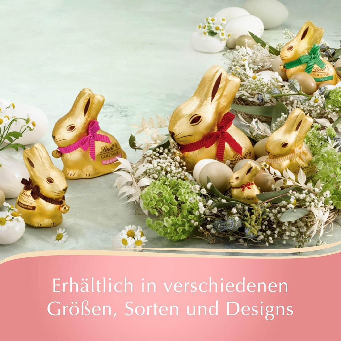 Lindt Chocolade Gouden Konijntje | Het gouden konijntje 100g | Paashaas Premium Melkchocolade | Paaschocolade | Geschenk van chocolade | Het chocoladekonijntje | De paashaas