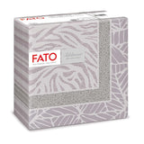 Fato - Droogpapieren servetten, airlaid, textieleffect, verpakking van 50 servetten, 40X40 gevouwen in 4-formaat, Tropicana Decor