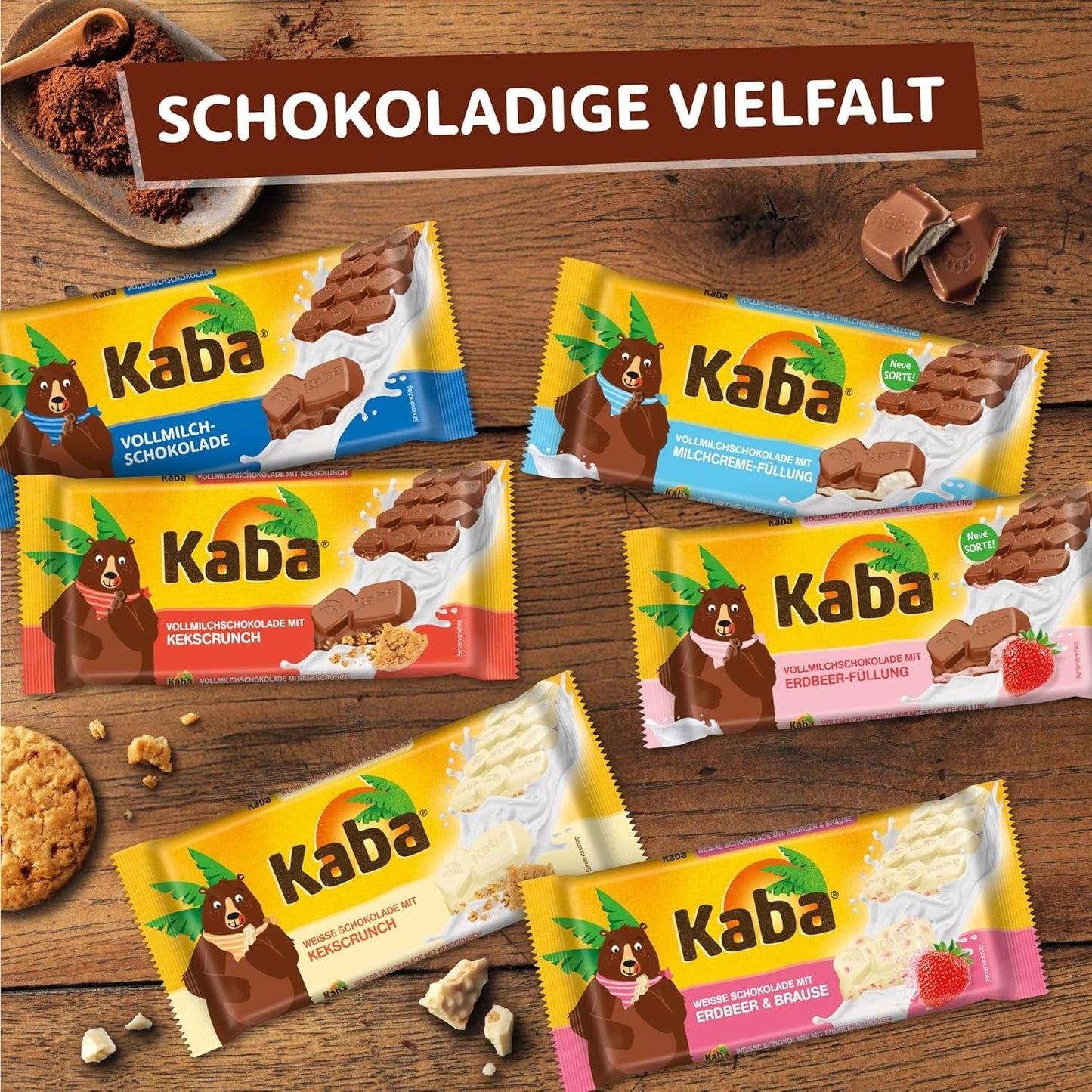 Kaba Volle Melk en Melkroom Met Chocolade Gevulde Chocoladereep 90g Reep Smeltende Chocolade Met Lichte Melkroom En Kaba Originele Smaak (Pak van 2)