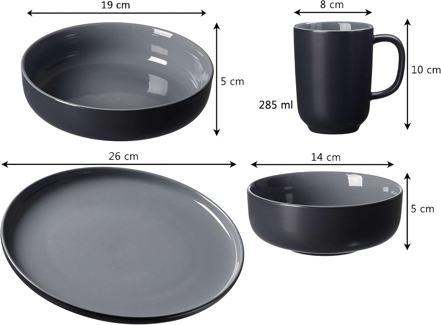 Ritzenhoff & Breker Jasper Combo Serviesset | 16 stuks