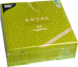PAPSTAR 50 servetten ROYAL Collection 1/4-vouw 40 cm x 40 cm olijfgroen Casali 84883 Decoratieve servetten Tafeldecoratie voor bruiloften, doopfeesten en catering
