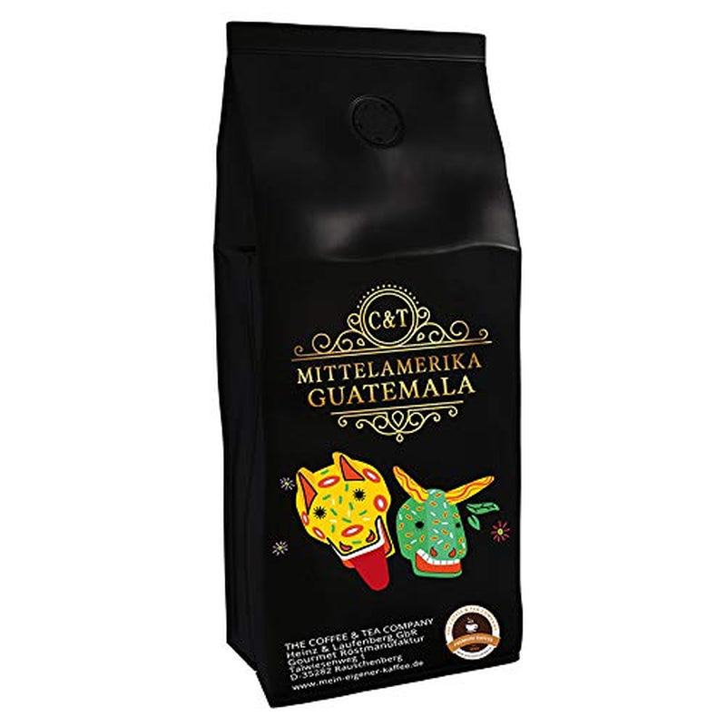 Kaffeespezialität Aus Mittelamerika - Guatemala, Dem Land Der Maya (Ganze Bohne,1000 Gramm) - Länderkaffee - Spitzenkaffee - Säurearm - Schonend en Frisch Geröstet