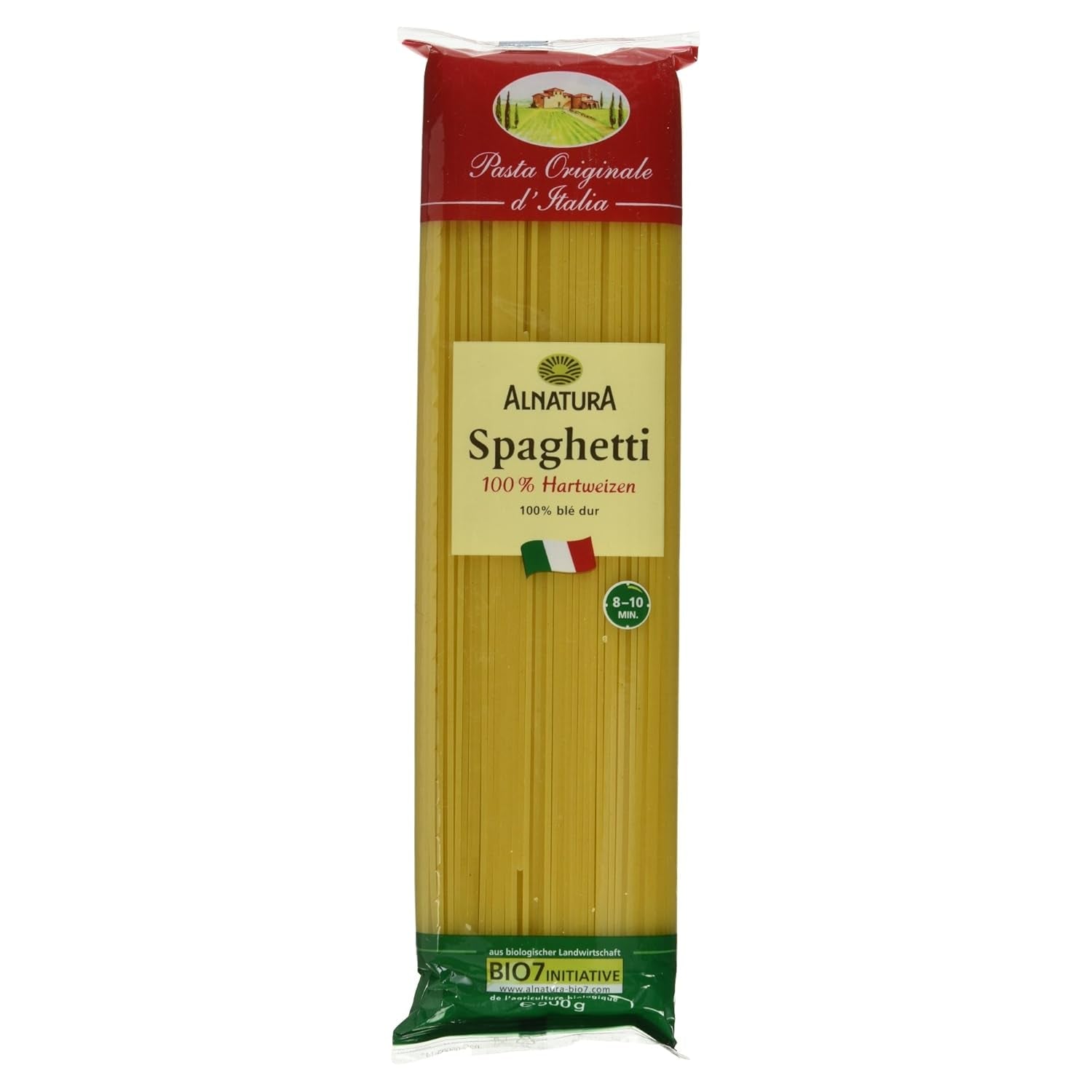Biologische durumtarwe-griesmeelspaghetti, 500 g