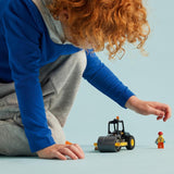 LEGO City Road Roller-bouwvoertuig voor kinderen van 5 jaar Stoomwals met minifiguur van een bouwvakker Fantasierijke speelervaring voor jongens en meisjes Klein leuk cadeau 60401 Bouwsets Bekijk de LEGO-Store