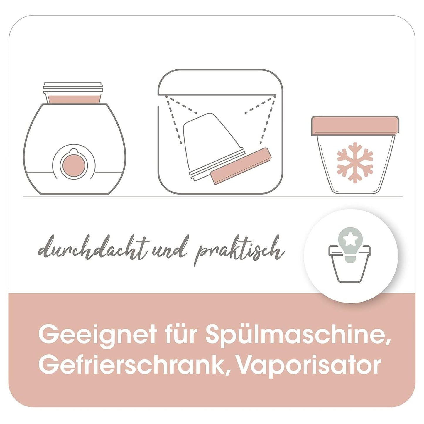 Moedermelkcontainers NIP First Moments 150 ml, 4 stuks: stapelbaar en lekvrij Accessoires Voeding en Borstvoeding Bebe Naty Shop