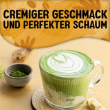 Alpro Barista Haferdrink – Zum Aufschäumen – Vegan en melkvrij – Van Natur aus lactosevrij – Rijk aan ballaststoffen, calcium en vitamines – 8 x 1 L – Haltbar