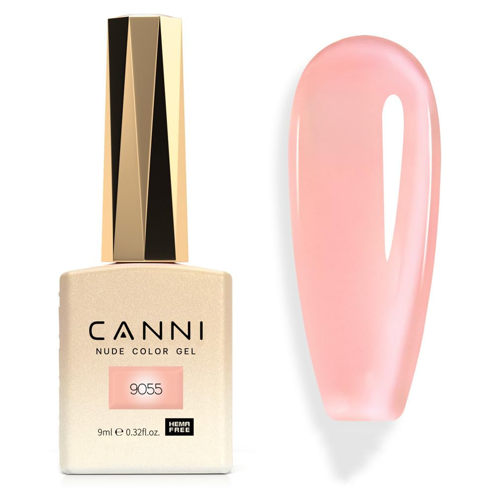 CANNI gel nagellak, semi-permanent, donkerpaars, nagellak, UV-gel, losweken, manicure