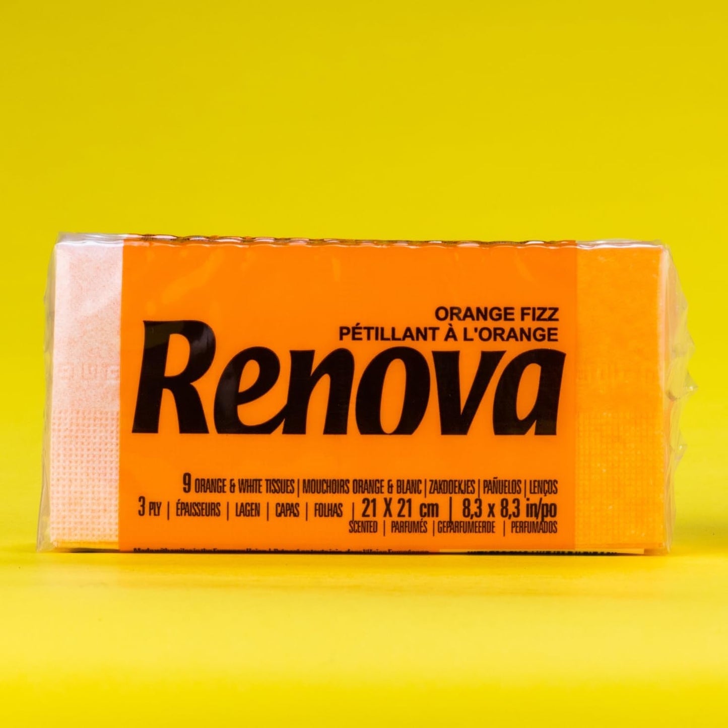 RENOVA ORANGE FIZZ Zakdoekjes 6 pakjes
