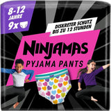 Hearts Pyjamabroek 9 Night Absorberende Onderbroek 8 Jaar 27kg-43kg All Night Lekbescherming