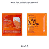 GYADA COSMETICS, haarmasker van licht en revitaliserend materiaal, geeft glans en zachtheid, voedende en herstellende werking, met thermische kap, op basis van kokosolie en avocado, 60 ml Naty Shop haarmasker