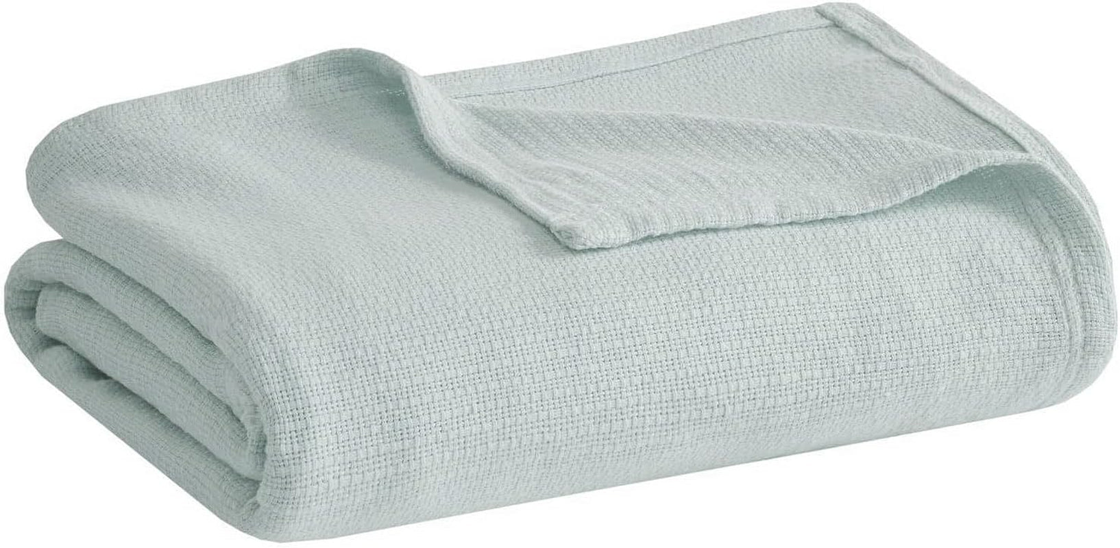 Madison Park Freshspun Wicker Twin grijze katoenen deken Bedden en dekens Madison Park King Blue