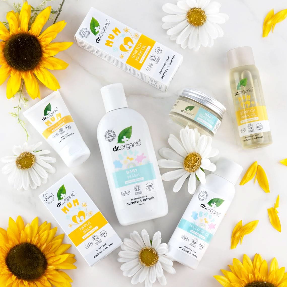 Dr Organic Tepelbalsem met Calendula, Lanoline, Natuurlijk reliëf, Voor wonden en gebarsten tepels, 30 ml Accessoires Voeding en borstvoeding Bebe Naty Shop