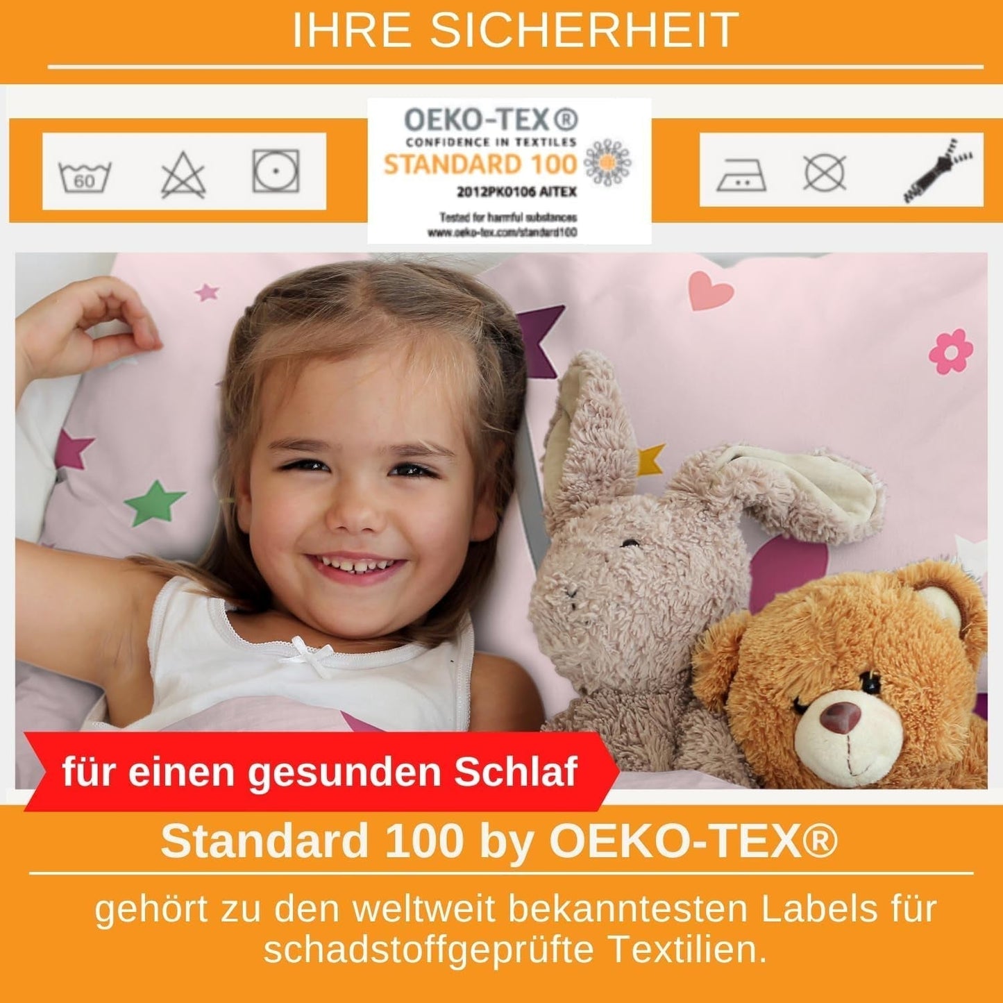 Aminata Kinderbeddengoed, feeën en elfjes, 100 X 135 cm Beddengoed - kinderen Naty Shop