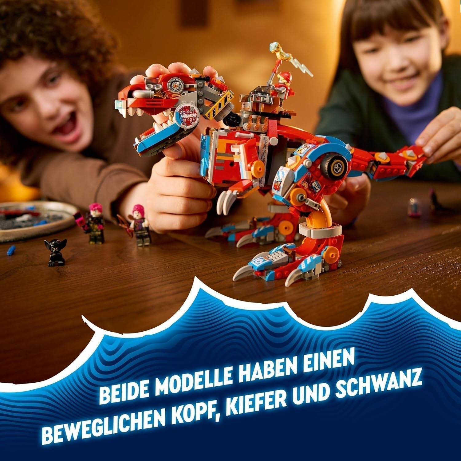 LEGO Dreamzzz 2-in-1 Coopers Dino-Mech C-Rex speelgoed Pterodactyl T.Rex actiefiguur voor jongens en meisjes Creatief speelgoedavonturenset Cadeau voor kinderen vanaf 9 jaar 71484 Bouwsets Beuche in LEGO-Store