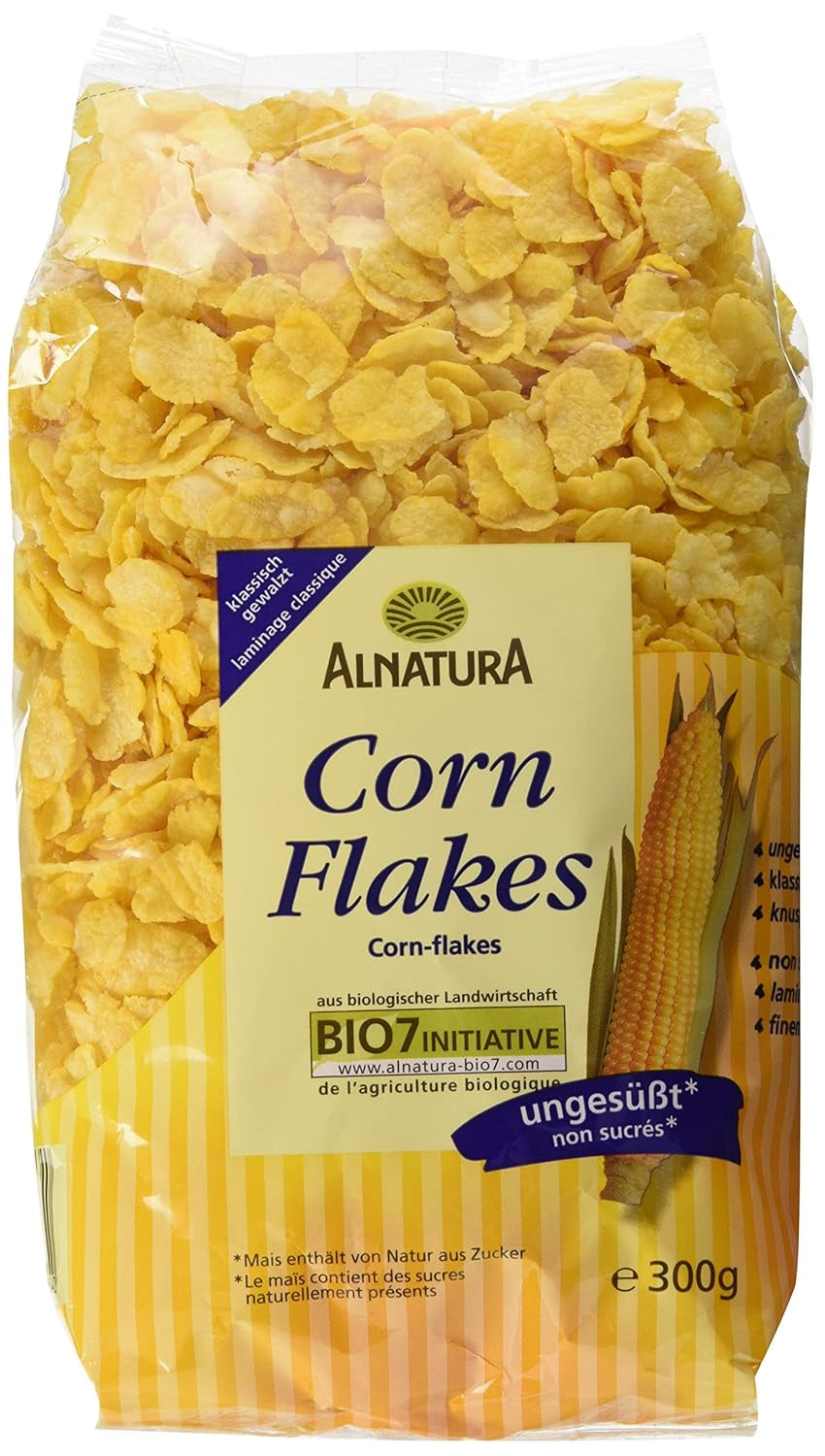 Bio Cornflakes Ungesüßt, 300G Granen Naty Shop 300 G (1Er-pakket)