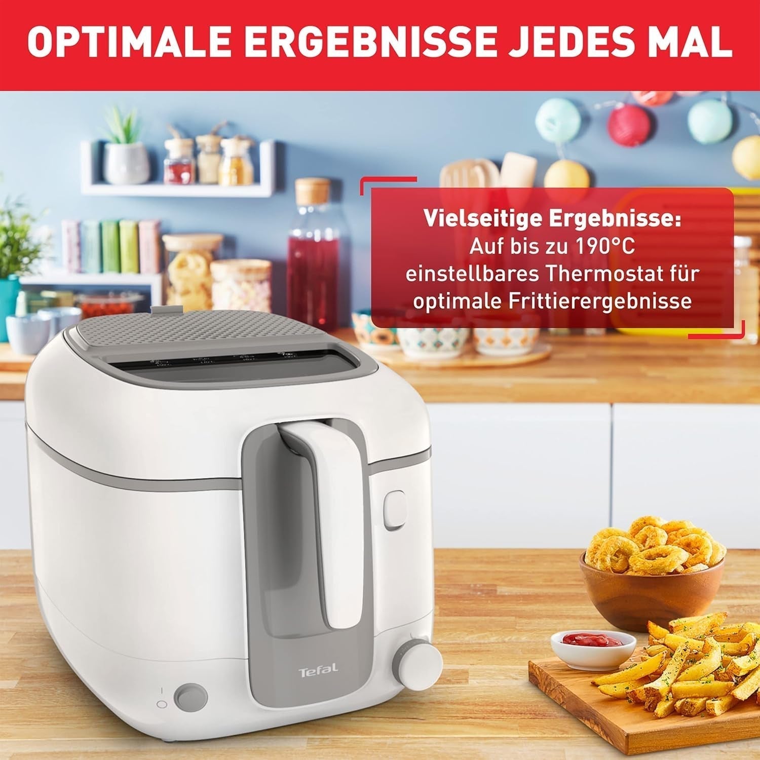 Tefal Super Uno Access frituurpan, inhoud 2,2 L, vaatwasmachinebestendige onderdelen, geurfilter Apparaten Naty Shop