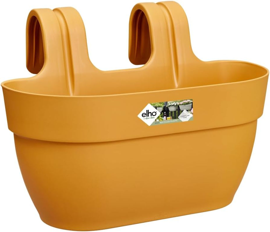 elho Vibia Campana Easy Hanger M 36 - Pot voor balkon en buiten - Ø 36,0 x H 26,5 cm - Zwart/Antraciet